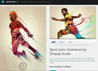 Sport Icons: Illustrations by Skinpop Studio